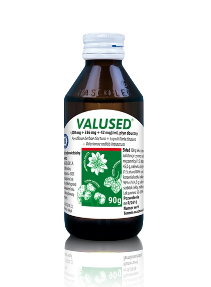 Butelka Valused, płyn doustny